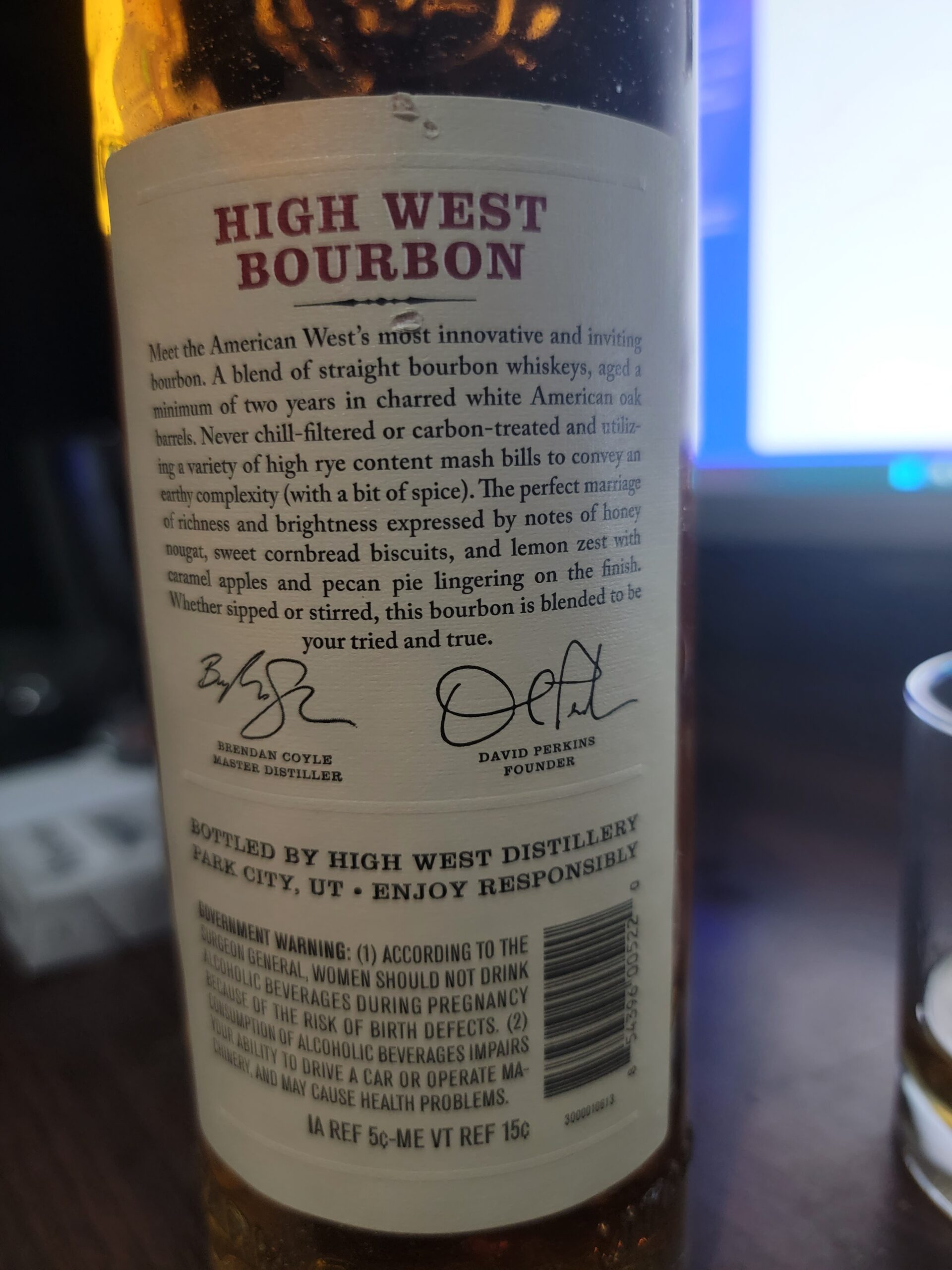 high west back bottle